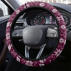 Sea Eagles Christmas Steering Wheel Cover Australian Rugby Fans - Pixelated Ugly Xmas Pattern Mascot Santa