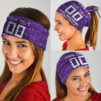 Personalized Melbourne Storm Christmas Neck Gaiter Australian Rugby Fans - Pixelated Ugly Xmas Pattern Mascot Santa