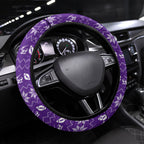 Melbourne Storm Christmas Steering Wheel Cover Australian Rugby Fans - Pixelated Ugly Xmas Pattern Mascot Santa
