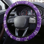 Melbourne Storm Christmas Steering Wheel Cover Australian Rugby Fans - Pixelated Ugly Xmas Pattern Mascot Santa