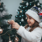 Cowboys Christmas Santa Hat Australian Rugby Fans - Pixelated Ugly Xmas Pattern Mascot Santa