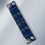 Personalized Parramatta Eels Christmas Auto Sun Shade Australian Rugby Fans - Pixelated Ugly Xmas Pattern Mascot Santa