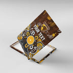 Personalized Hawthorn Hawks Canvas Wall Art Aboriginal Dot Painting Graffiti Style