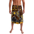 Personalized Hawthorn Hawks Lavalava Aboriginal Dot Painting Graffiti Style