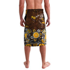 Personalized Hawthorn Hawks Lavalava Aboriginal Dot Painting Graffiti Style