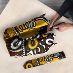 Personalized Hawthorn Hawks Umbrella Aboriginal Dot Painting Graffiti Style