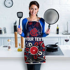 Personalized Melbourne Demons Apron Aboriginal Dot Painting Graffiti Style