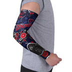 Personalized Melbourne Demons Arm Sleeves Aboriginal Dot Painting Graffiti Style