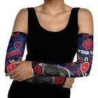 Personalized Melbourne Demons Arm Sleeves Aboriginal Dot Painting Graffiti Style