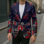 Personalized Melbourne Demons Blazer Aboriginal Dot Painting Graffiti Style