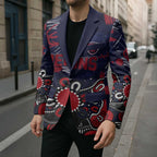 Personalized Melbourne Demons Blazer Aboriginal Dot Painting Graffiti Style