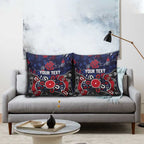 Personalized Melbourne Demons Pillow Cover Aboriginal Dot Painting Graffiti Style