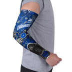 Personalized North Melbourne Kangaroos Arm Sleeves Aboriginal Dot Painting Graffiti Style