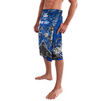 Personalized North Melbourne Kangaroos Lavalava Aboriginal Dot Painting Graffiti Style