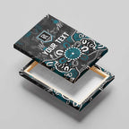 Personalized Port Adelaide Power Canvas Wall Art Aboriginal Dot Painting Graffiti Style