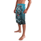 Personalized Port Adelaide Power Mascot Lavalava Aboriginal Dot Art Style Vibrant Indigenous Pattern Design