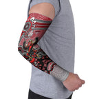 Personalized Essendon Bombers Mascot Arm Sleeves Aboriginal Dot Art Style Vibrant Indigenous Pattern Design