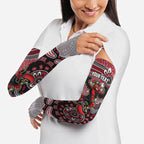 Personalized Essendon Bombers Mascot Arm Sleeves Aboriginal Dot Art Style Vibrant Indigenous Pattern Design