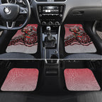 Personalized Essendon Bombers Mascot Car Mats Aboriginal Dot Art Style Vibrant Indigenous Pattern Design