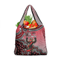 Personalized Essendon Bombers Mascot Grocery Bag Aboriginal Dot Art Style Vibrant Indigenous Pattern Design