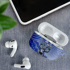 Personalized Kangaroos Football Mascot AirPods Case Aboriginal Dot Art Style Vibrant Indigenous Pattern Design