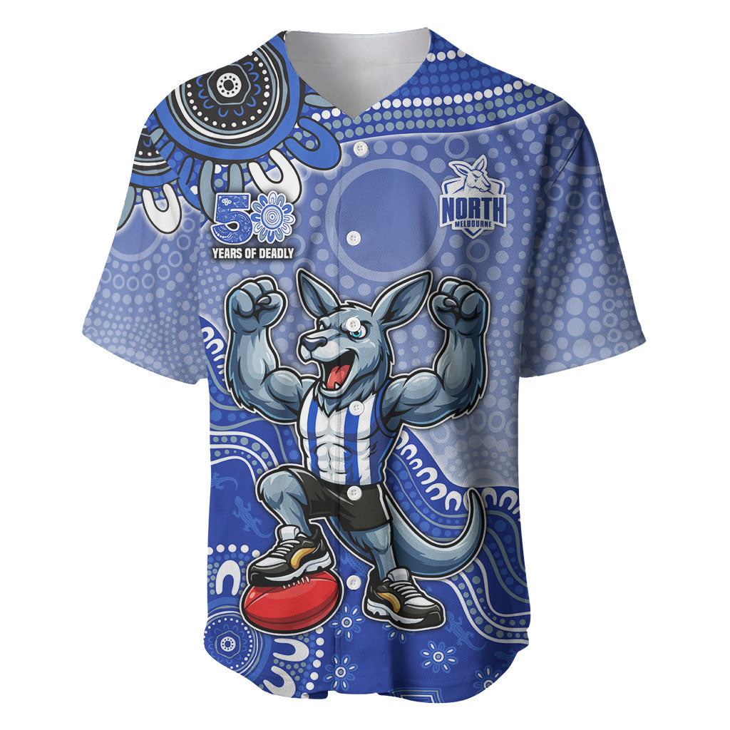 Personalized Kangaroos Football Mascot Baseball Jersey Aboriginal Dot Art Style Vibrant Indigenous Pattern Design