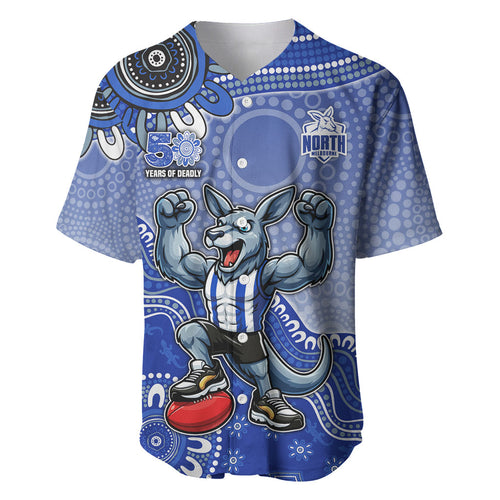 Personalized Kangaroos Football Mascot Baseball Jersey Aboriginal Dot Art Style Vibrant Indigenous Pattern Design