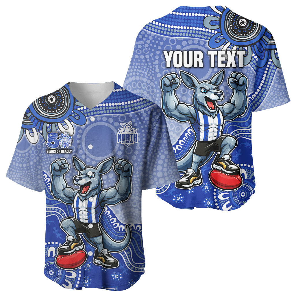 Personalized Kangaroos Football Mascot Baseball Jersey Aboriginal Dot Art Style Vibrant Indigenous Pattern Design