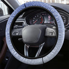 Kangaroos Football Mascot Steering Wheel Cover Aboriginal Dot Art Style Vibrant Indigenous Pattern Design