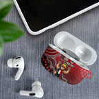 Personalized St Kilda Saints Football Mascot AirPods Case Aboriginal Dot Art Style Vibrant Indigenous Pattern Design