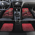 Personalized St Kilda Saints Football Mascot Car Mats Aboriginal Dot Art Style Vibrant Indigenous Pattern Design