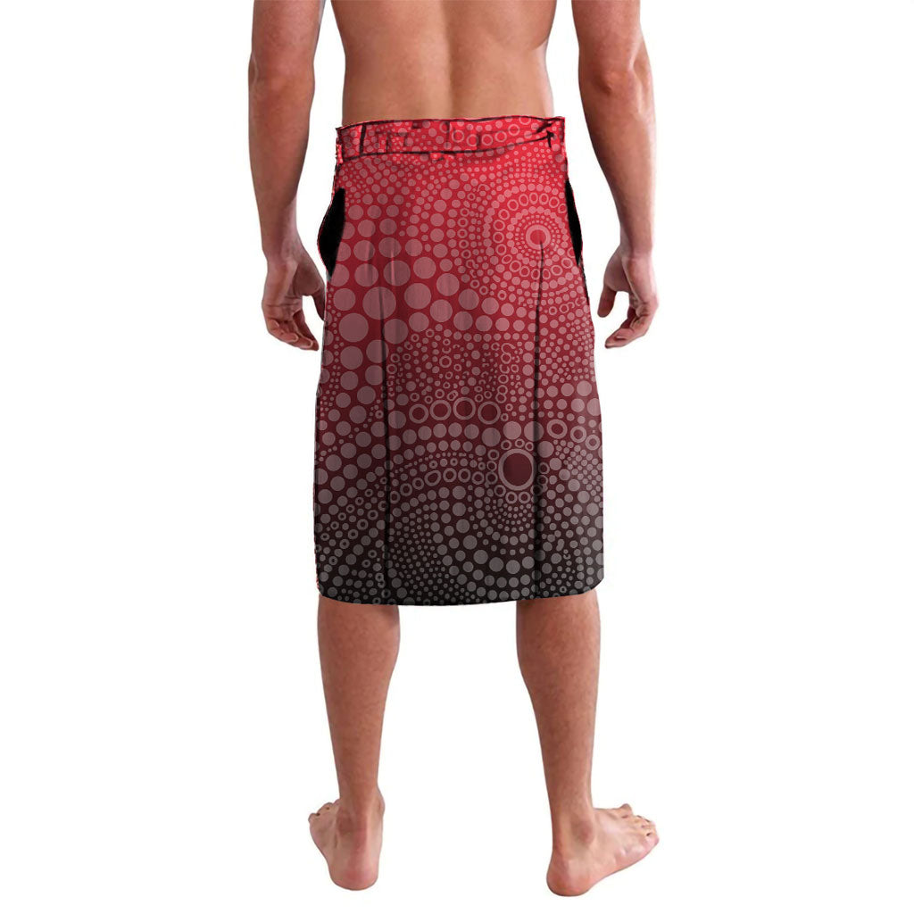 Personalized St Kilda Saints Football Mascot Lavalava Aboriginal Dot Art Style Vibrant Indigenous Pattern Design