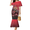 Personalized St Kilda Saints Football Mascot Mermaid Dress Aboriginal Dot Art Style Vibrant Indigenous Pattern Design
