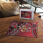 Personalized St Kilda Saints Football Mascot Puzzle Aboriginal Dot Art Style Vibrant Indigenous Pattern Design