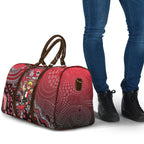 Personalized St Kilda Saints Football Mascot Travel Bag Aboriginal Dot Art Style Vibrant Indigenous Pattern Design