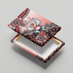 Personalized Sydney Swans Football Mascot Canvas Wall Art Aboriginal Dot Art Style Vibrant Indigenous Pattern Design