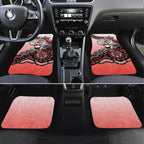 Personalized Sydney Swans Football Mascot Car Mats Aboriginal Dot Art Style Vibrant Indigenous Pattern Design
