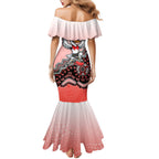 Personalized Sydney Swans Football Mascot Mermaid Dress Aboriginal Dot Art Style Vibrant Indigenous Pattern Design