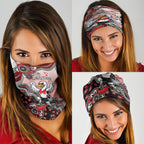 Personalized Sydney Swans Football Mascot Neck Gaiter Aboriginal Dot Art Style Vibrant Indigenous Pattern Design