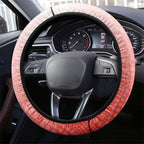 Sydney Swans Football Mascot Steering Wheel Cover Aboriginal Dot Art Style Vibrant Indigenous Pattern Design