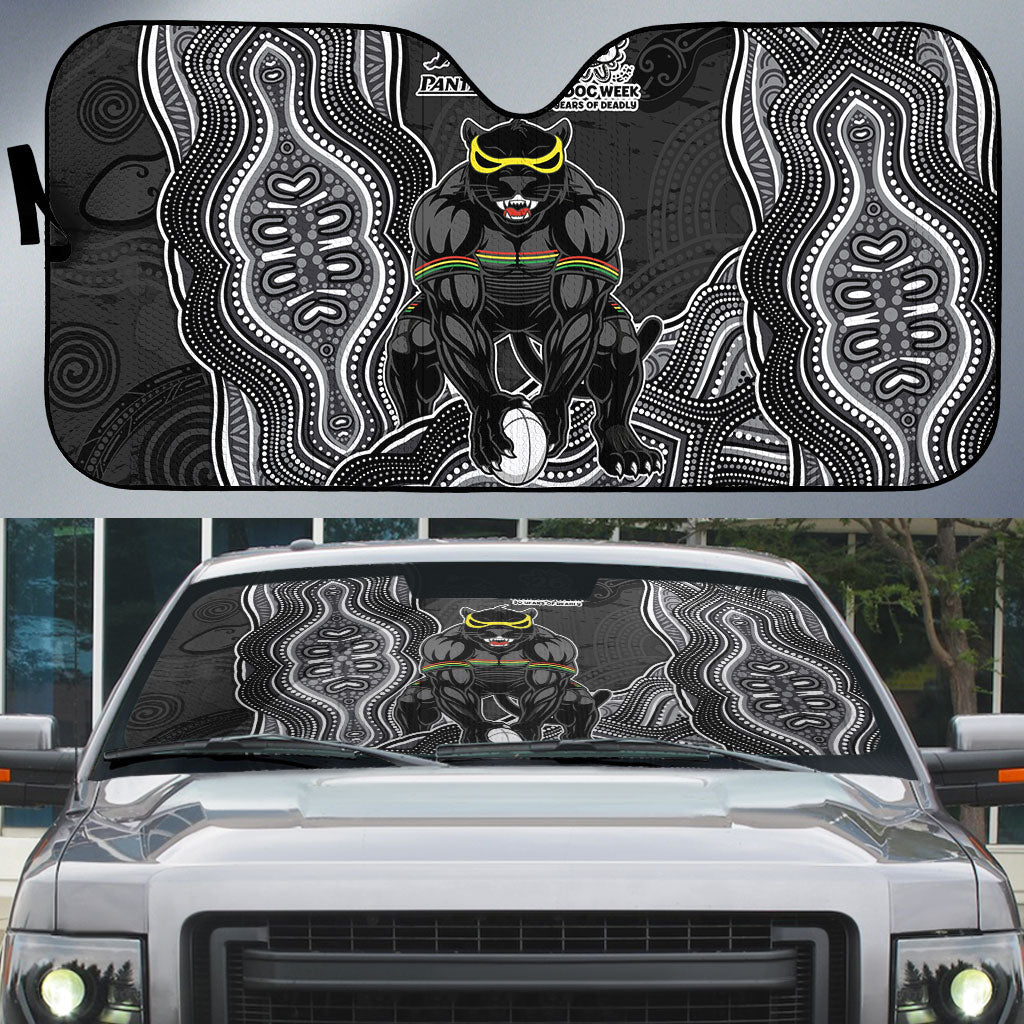 Penrith Panthers NAIDOC Week 2026 Auto Sun Shade First Nations of Australia Aboriginal Mascot Rugby