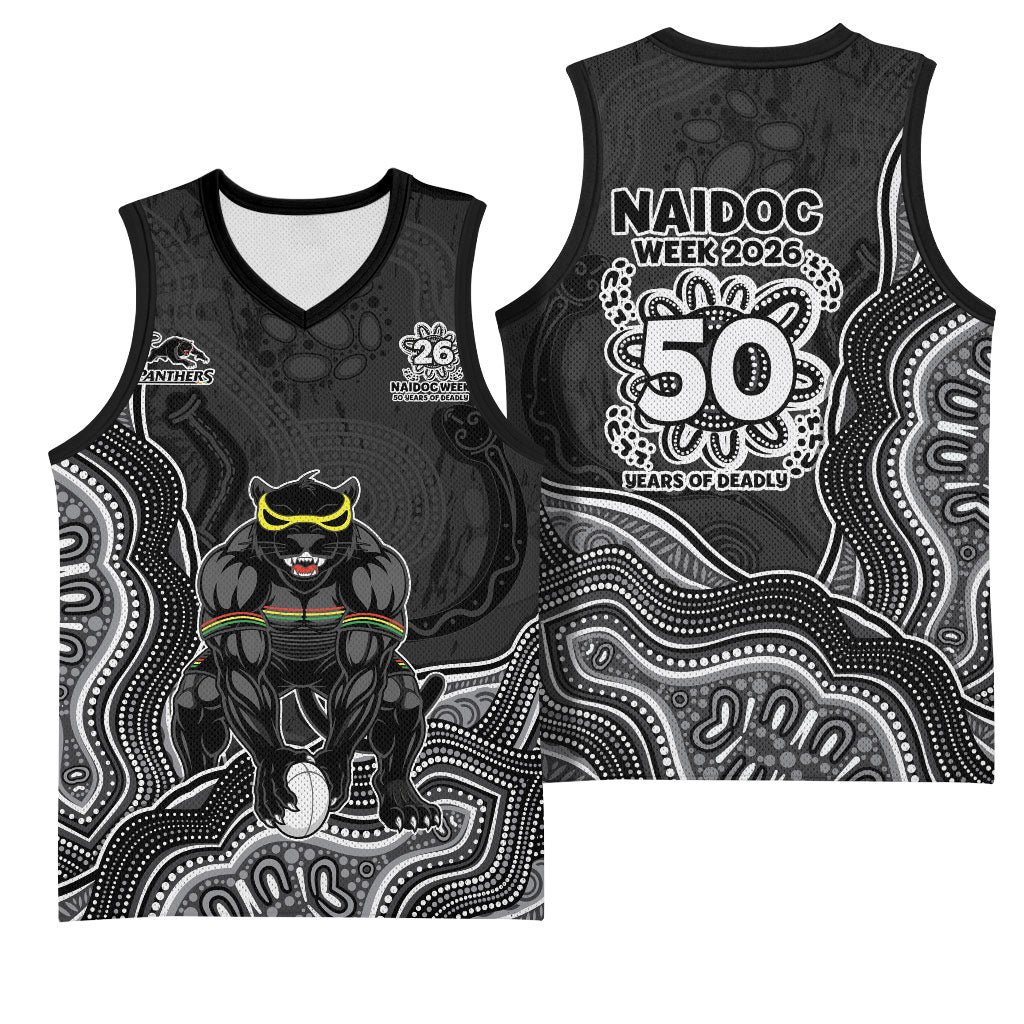 Penrith Panthers NAIDOC Week 2026 Basketball Jersey First Nations of Australia Aboriginal Mascot Rugby