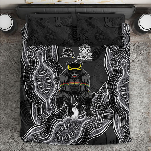 Penrith Panthers NAIDOC Week 2026 Bedding Set First Nations of Australia Aboriginal Mascot Rugby