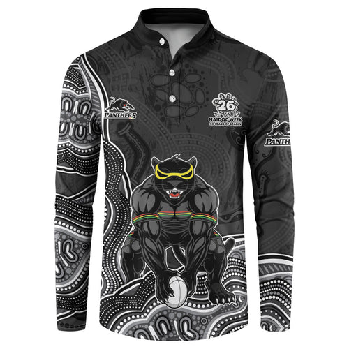 Penrith Panthers NAIDOC Week 2026 Button Sweatshirt First Nations of Australia Aboriginal Mascot Rugby