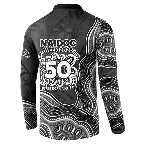 Penrith Panthers NAIDOC Week 2026 Button Sweatshirt First Nations of Australia Aboriginal Mascot Rugby
