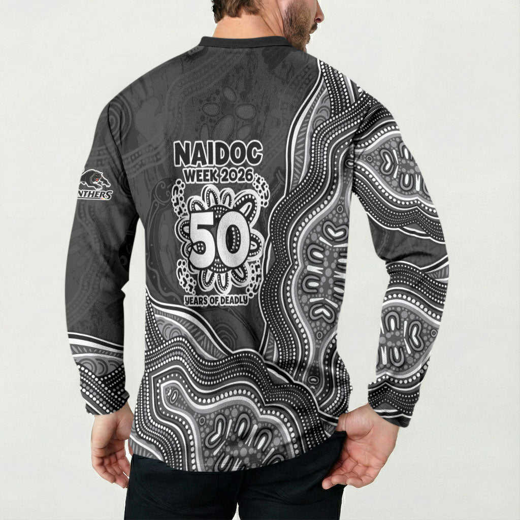 Penrith Panthers NAIDOC Week 2026 Button Sweatshirt First Nations of Australia Aboriginal Mascot Rugby