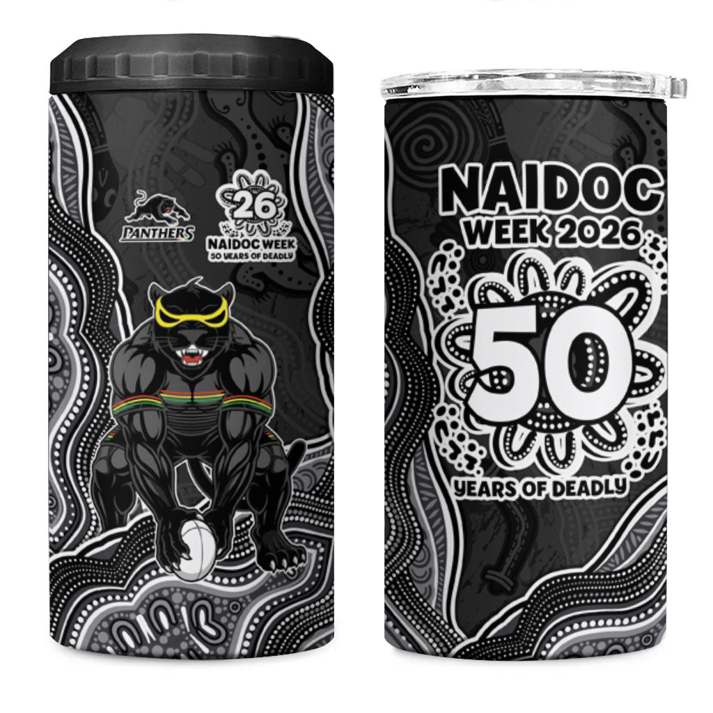 Penrith Panthers NAIDOC Week 2026 4 in 1 Can Cooler Tumbler First Nations of Australia Aboriginal Mascot Rugby
