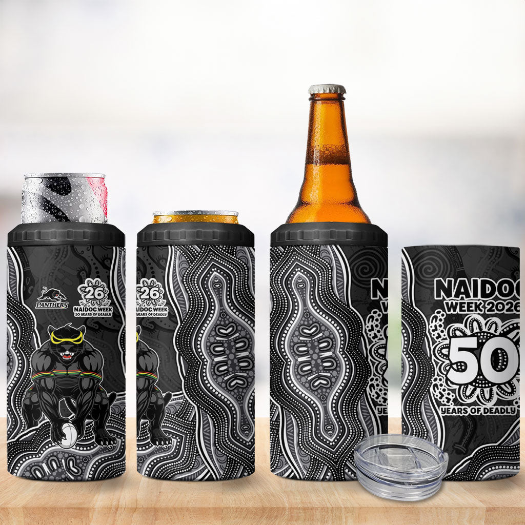 Penrith Panthers NAIDOC Week 2026 4 in 1 Can Cooler Tumbler First Nations of Australia Aboriginal Mascot Rugby