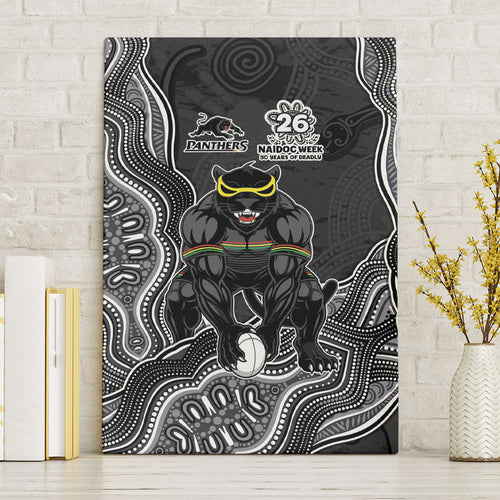 Penrith Panthers NAIDOC Week 2026 Canvas Wall Art First Nations of Australia Aboriginal Mascot Rugby