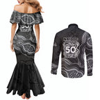 Penrith Panthers NAIDOC Week 2026 Couples Matching Mermaid Dress and Long Sleeve Button Shirt First Nations of Australia Aboriginal Mascot Rugby